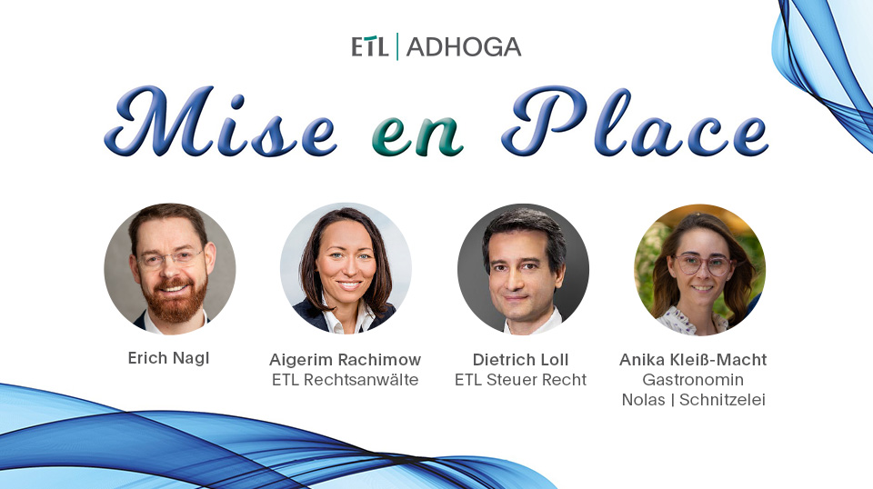 ETL ADHOGA Branchentalk „Mise en Place – gemeinsam weiter“ bietet Orientierung und Hilfe in aktueller Corona-Lage