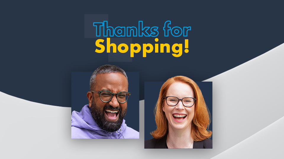 Thanks for Shopping! Ein Podcast-Rückblick - mit Nadja und Saravanan 