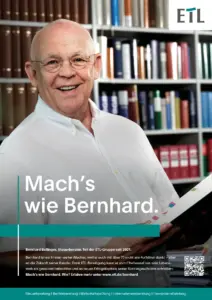 Bernhard Bellinger, Steuerberater. Teil der ETL-Gruppe seit 2021. Bernhard ist ein Immer-weiter-Macher, weil er auch mit 70 nicht ans Aufhören denkt – aber an die Zukunft seiner Kanzlei. Dank ETL-Beteiligung kann er vom Chefsessel aus sein Lebenswerk als gesichert betrachten und an neuen Erfolgskapiteln seiner Kanzleigeschichte schreiben.