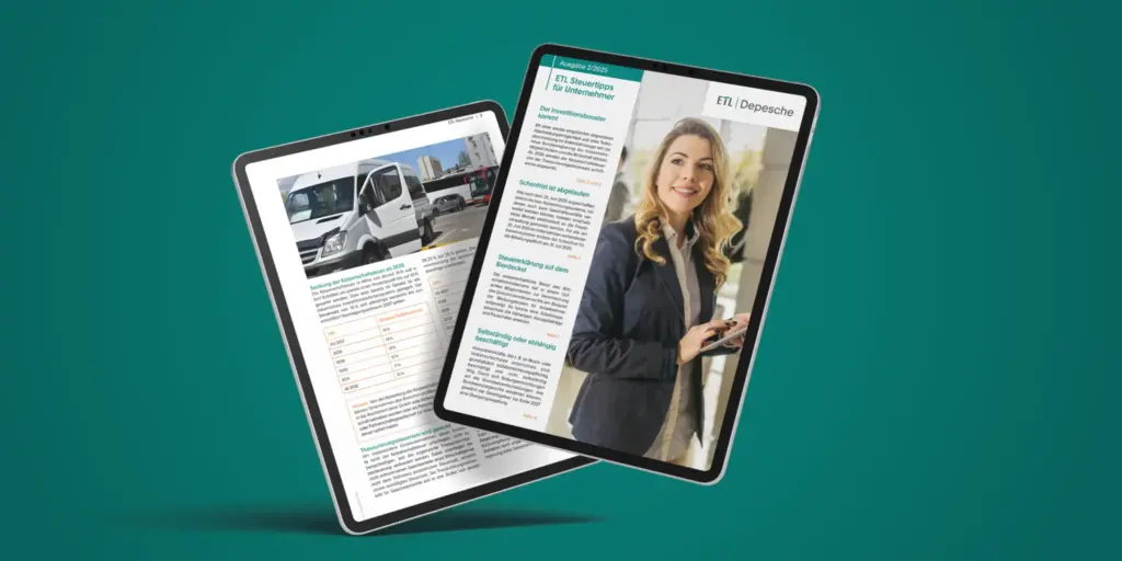 ETL Steuertipps für Unternehmer