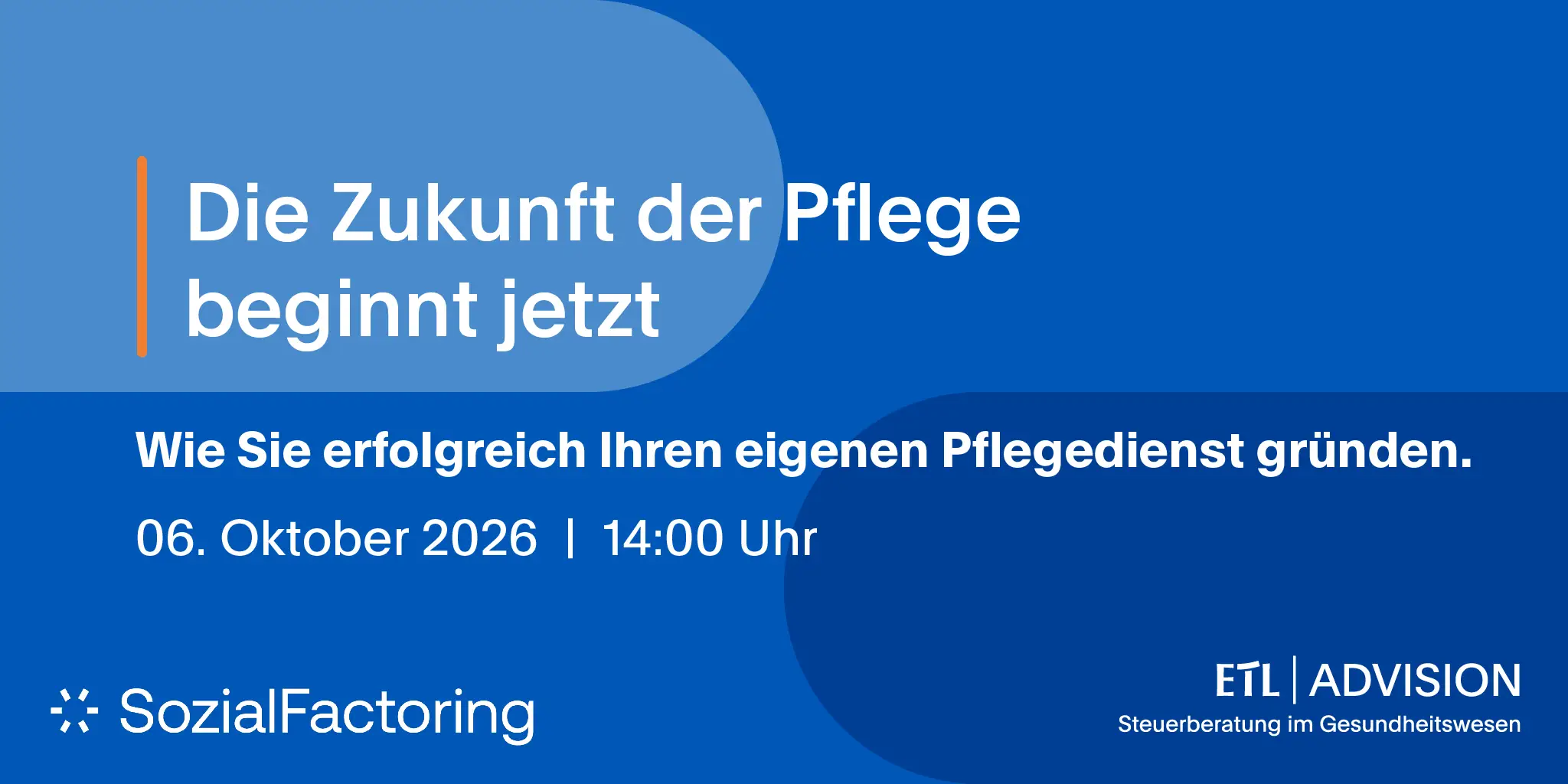 Startklar Pflege - Die Webinarreihe für Gründer – Folge 1