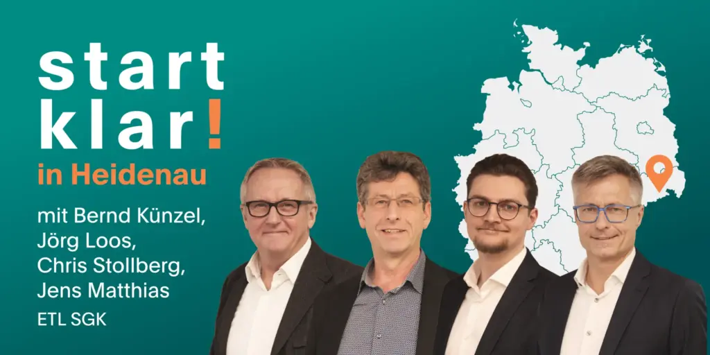Startklar: ETL SGK Heidenau, Dresden und Bahretal