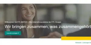 Unternehmensbörse ETL MATCH